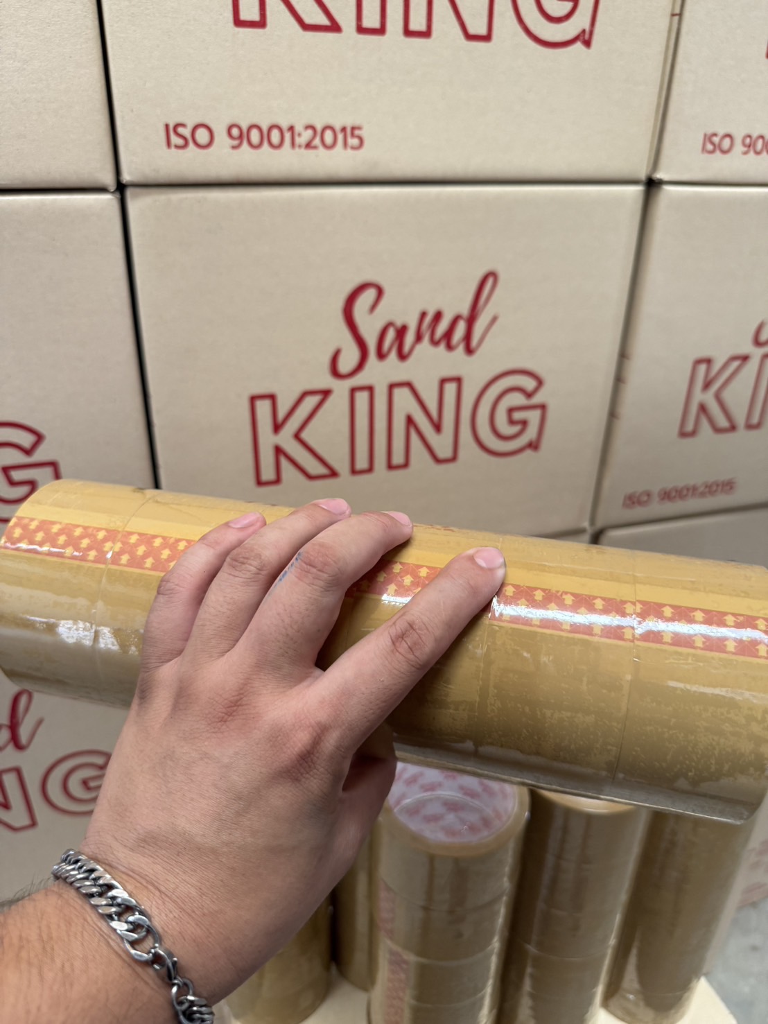 เทปขุ่น Sandking โชว์ความเหนียวหนา