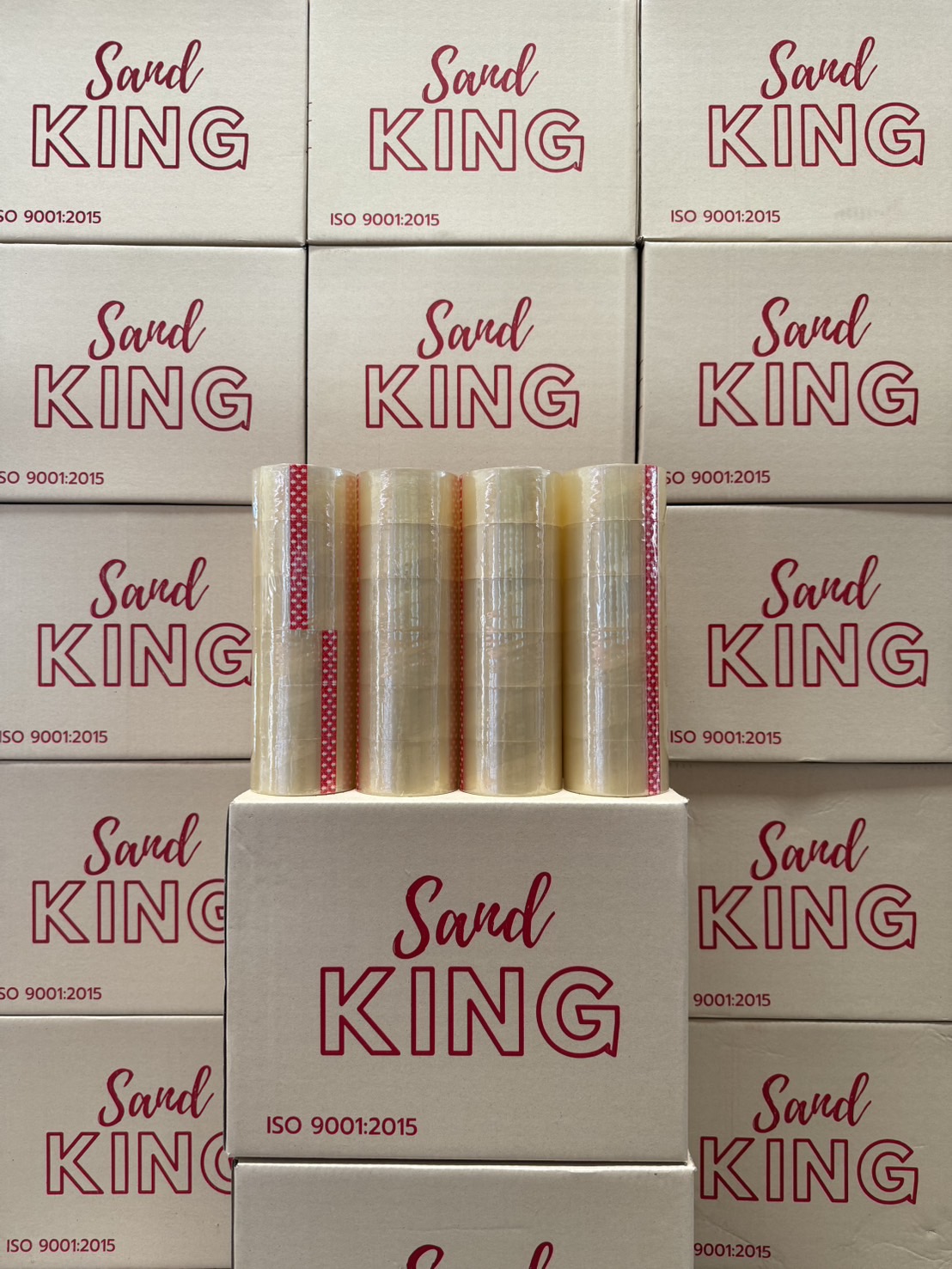 เทปใส Sandking 1 ลัง 72 ม้วน
