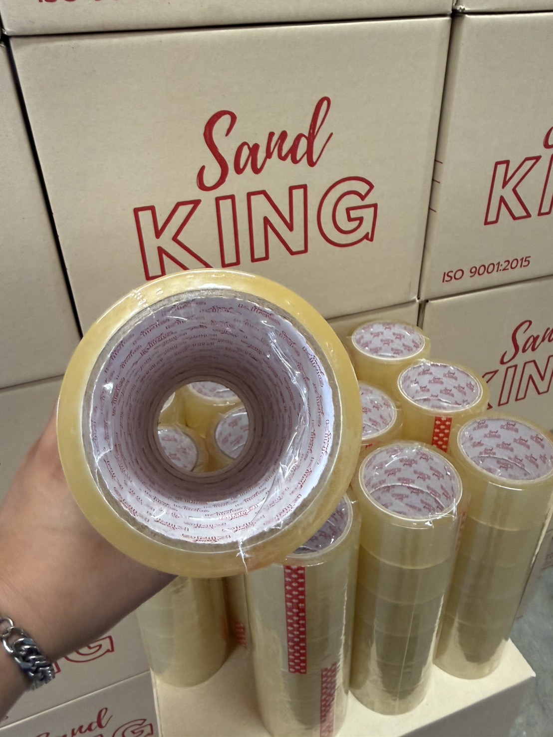เทปใส Sandking โชว์แกนใน