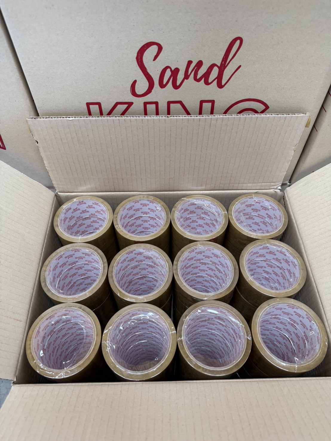 เทปขุ่น Sandking เปิดลัง 72 ม้วน
