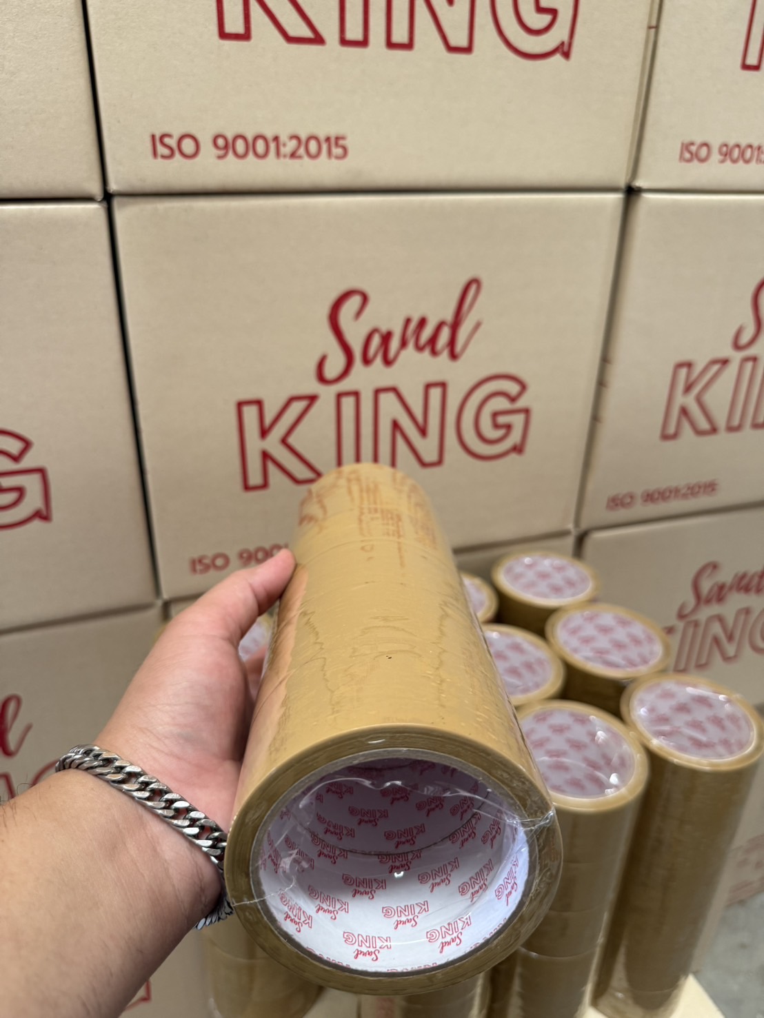 เทปขุ่น Sandking ขนาดมาตรฐาน 45 ไมครอน